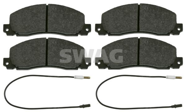 Комплект тормозных колодок, диско 60 91 6443 SWAG