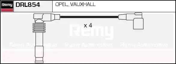 Ккомплект проводов зажигания DRL854 DELCO REMY