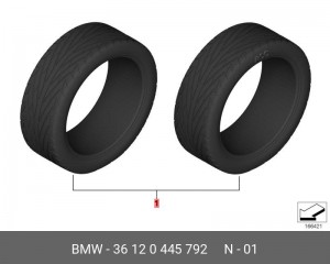 Шина 36 12 0 445 792 BMW
