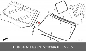 Деталь 91570SZAA01 HONDA