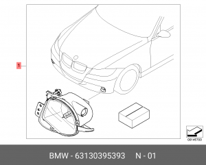 Комплект дооснащения 63 13 0 395 393 BMW