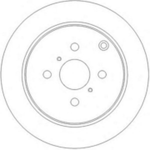Тормозной диск 562261B BENDIX JURID