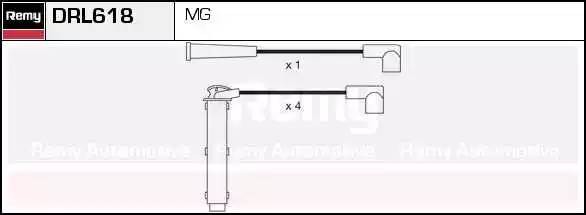 Ккомплект проводов зажигания DRL618 DELCO REMY