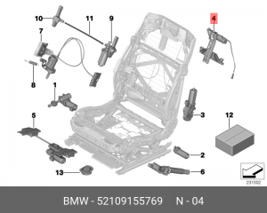 Деталь 52 10 9 155 769 BMW