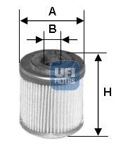 Масляный фильтр 25.588.00 UFI