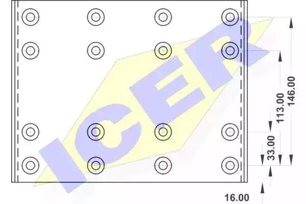 Комплект тормозных башмаков, барабанные тормоза 21 9931 00 ICER