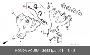 Лямбда-зонд 36531PDFE01 HONDA