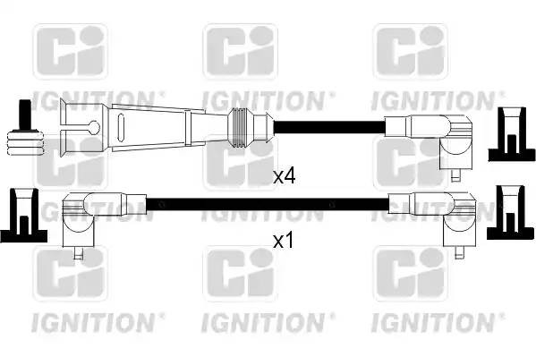 Ккомплект проводов зажигания XC1097 QUINTON HAZELL