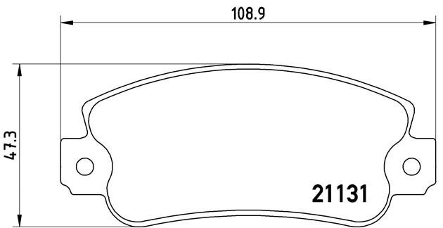 Комплект тормозных колодок, диско P 23 029 BREMBO