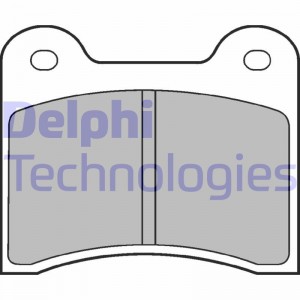 Комплект тормозных колодок, диско LP63 DELPHI
