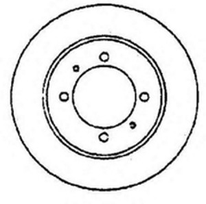 Тормозной диск 561487B BENDIX JURID