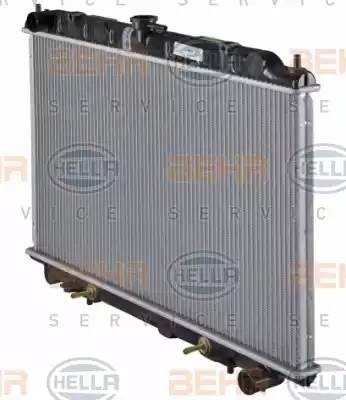 Радиатор, охлаждение двигател 8MK 376 724-671 HELLA