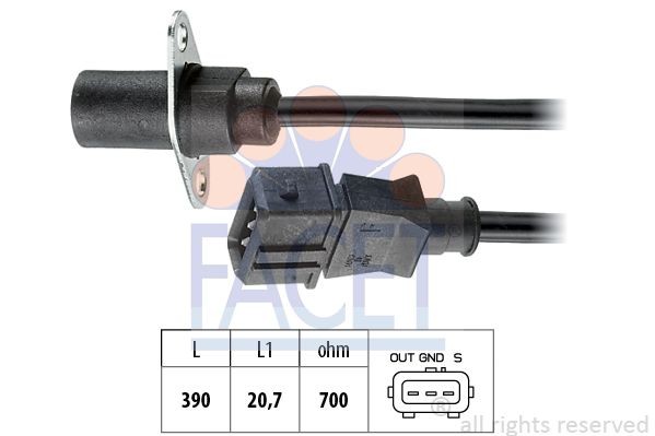 Катушка зажигания 9.6129 FACET