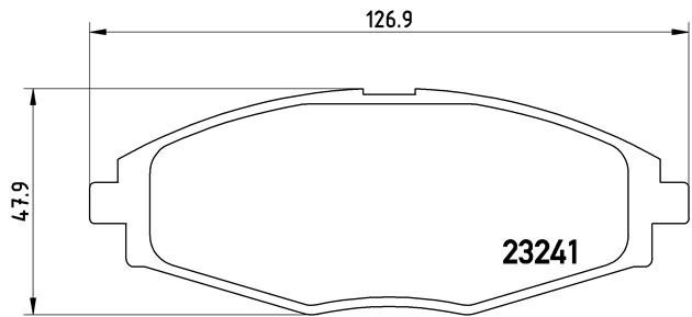 Комплект тормозных колодок, диско P15006 BREMBO