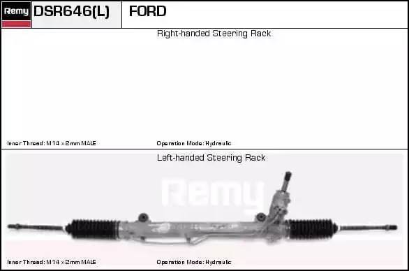 Рулевой механизм DSR646L DELCO REMY