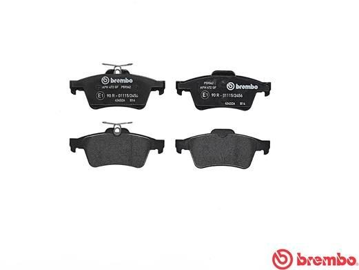 Комплект тормозных колодок, диско P59042 BREMBO