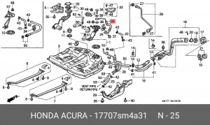 Деталь 17707SM4A31 HONDA