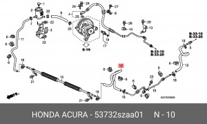 Деталь 53732SZAA01 HONDA