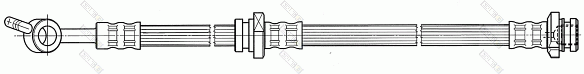 Тормозной шланг 9004518 GIRLING