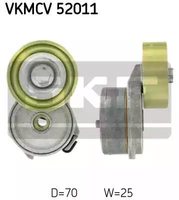 Натяжной ролик, поликлиновой  ремень VKMCV52011 SKF