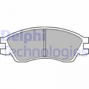 Комплект тормозных колодок, диско LP819 DELPHI