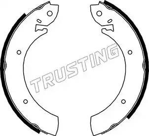 Комплект тормозных колодок 040.080 TRUSTING