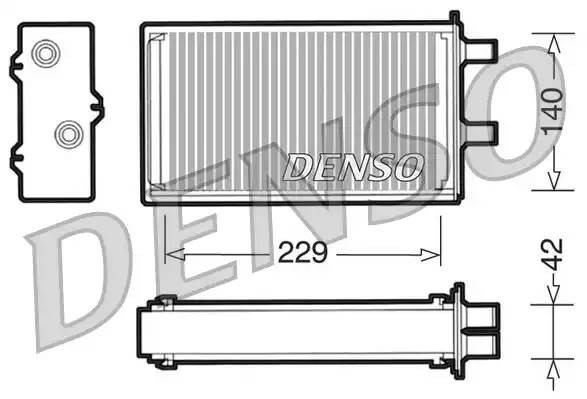 Теплообменник, отопление салона DRR13001 DENSO