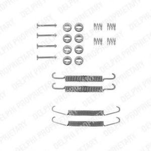 Комплектующие, тормозная колодка LY1017 DELPHI