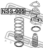Опора амортизатора подвески NSS-005 FEBEST