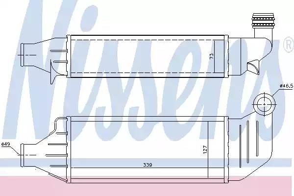Интеркулер 96694 NISSENS