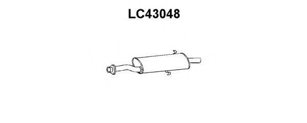 Глушитель выхлопных газов конечный LC43048 VENEPORTE