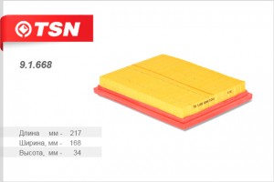 Фильтр воздушный 91668 TSN