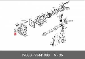Вакуумный насос, тормозная система 99441980 IVECO