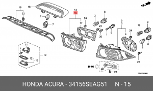 Деталь 34156SEAG51 HONDA