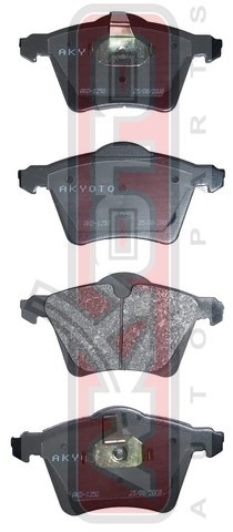 Колодки тормозные дисковые AKD1250 AKYOTO