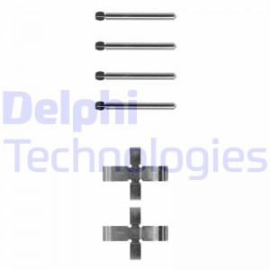 Комплектующие, колодки дискового тормоза LX0102 DELPHI