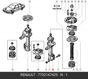 Деталь 7702147425 RENAULT