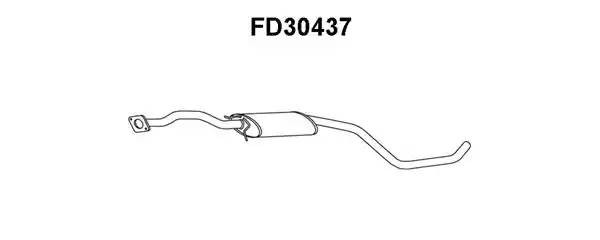 Предглушитель выхлопных газов FD30437 VENEPORTE