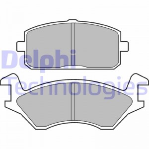 Комплект тормозных колодок, диско LP169 DELPHI
