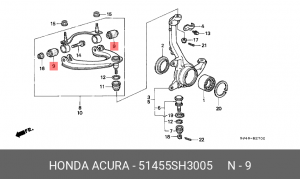 Сайлентблок 51455SH3005 HONDA