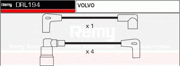 Ккомплект проводов зажигания DRL194 DELCO REMY