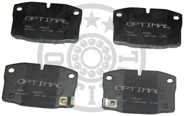 Комплект тормозных колодок, диско 9602 OPTIMAL