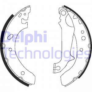 Комплект тормозных колодок LS1683 DELPHI
