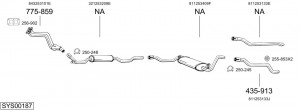 Катализатор 099655 BOSAL