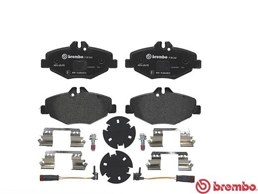 Комплект тормозных колодок, диско P50049 BREMBO