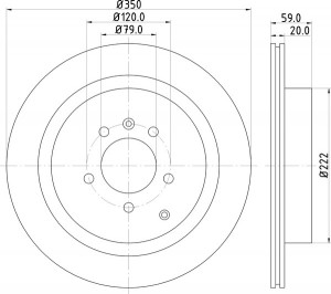 Тормозной диск MDC1715 MINTEX