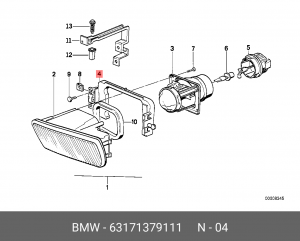 Крепление 63 17 1 379 111 BMW