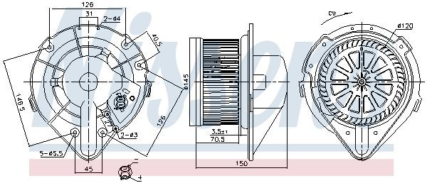 Интеркулер 96956 NISSENS