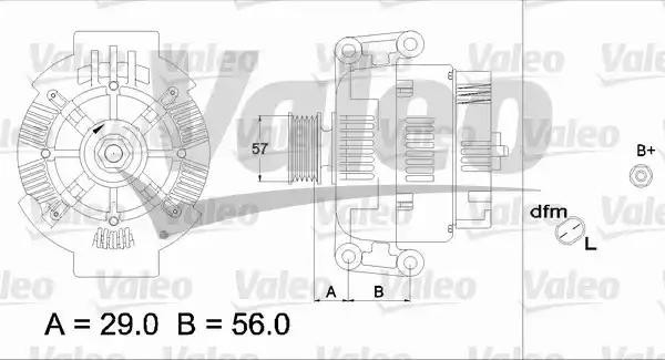 Генератор 437420 VALEO PHC