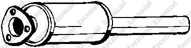 Средний глушитель выхлопных газов 227-093 BOSAL